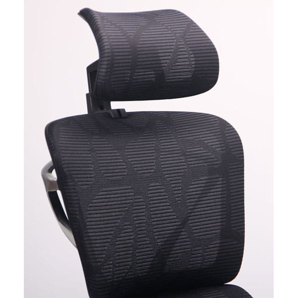 Крісло АМФ Crystal Alum Black Mesh-5