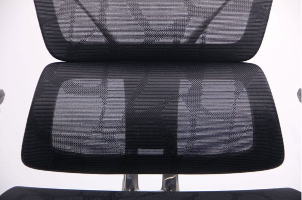 Крісло АМФ Crystal Alum Black Mesh-7