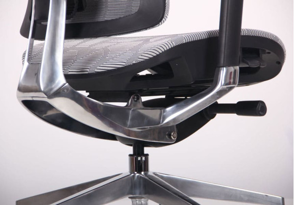 Кресло АМФ Crystal Alum Grey Mesh-12