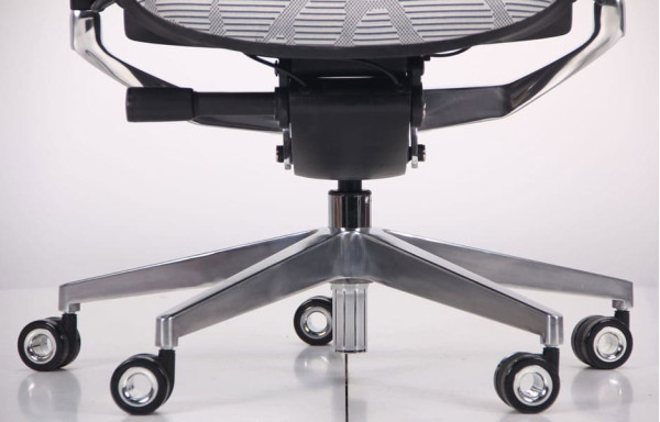 Кресло АМФ Crystal Alum Grey Mesh-14