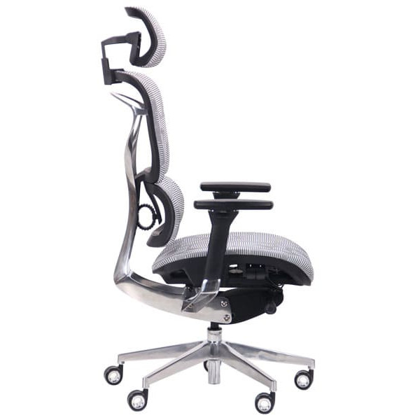 Кресло АМФ Crystal Alum Grey Mesh-2