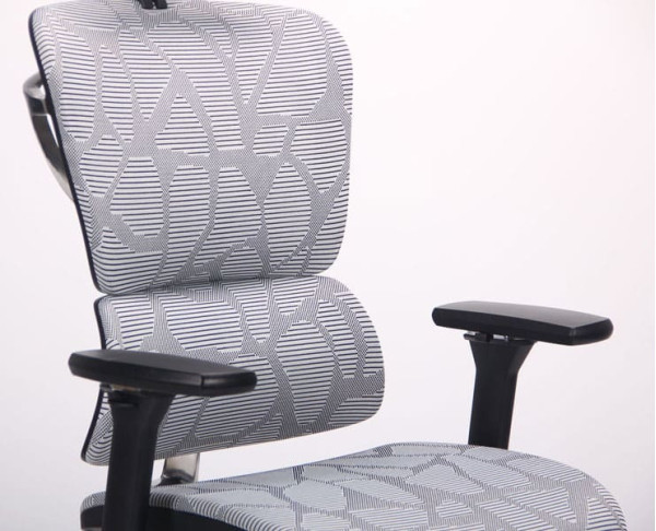 Кресло АМФ Crystal Alum Grey Mesh-5