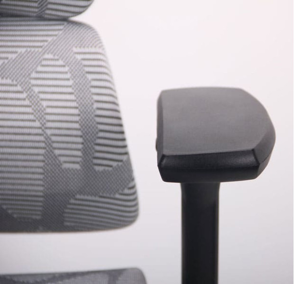 Кресло АМФ Crystal Alum Grey Mesh-8