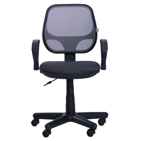 Крісло АМФ Чат/АМФ-4 сидіння А-14/спинка Сітка Сіра-2