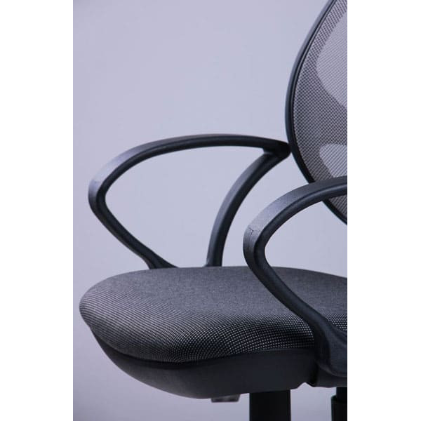 Крісло АМФ Чат/АМФ-4 сидіння А-14/спинка Сітка Сіра-5