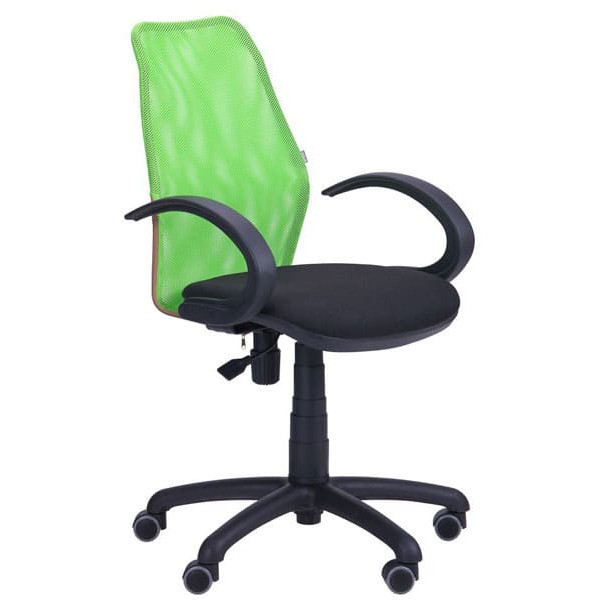 Кресло АМФ Oxi/АМФ-5 сиденье А-01/спинка Сетка Салатовая-0