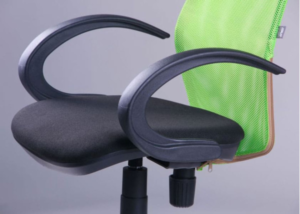 Кресло АМФ Oxi/АМФ-5 сиденье А-01/спинка Сетка Салатовая-5