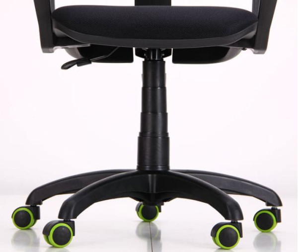 Крісло АМФ Біт Color/АМФ-7 сидіння Сітка Чорна/спинка Сітка Салатова-10