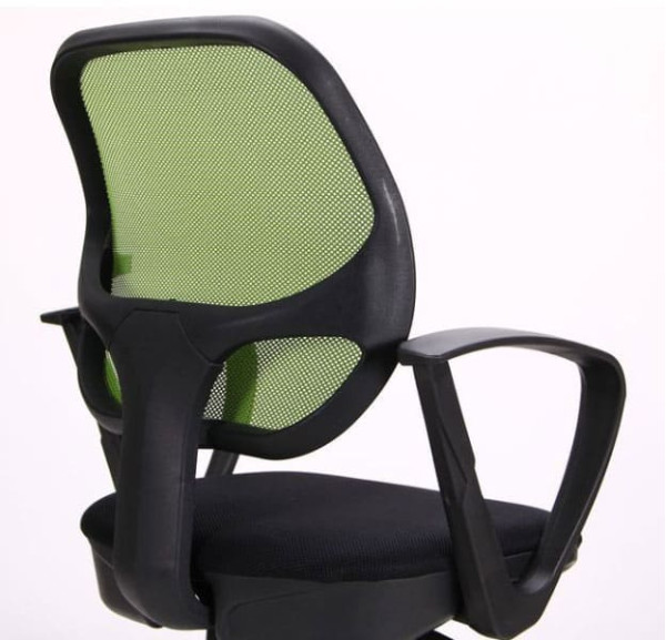 Крісло АМФ Біт Color/АМФ-7 сидіння Сітка Чорна/спинка Сітка Салатова-8
