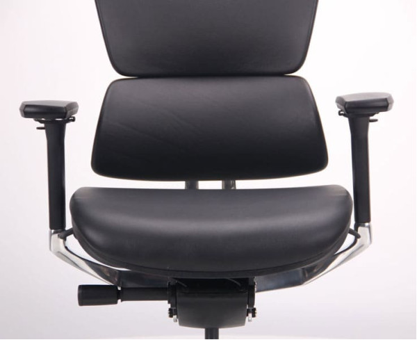 Крісло АМФ Crystal PRO Alum Black leather-6