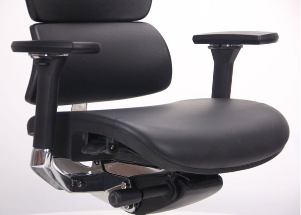 Крісло АМФ Crystal PRO Alum Black leather-7