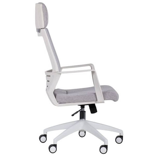 Кресло АМФ Twist White Светло-серый Кресло АМФ Twist White Светло-серый-1