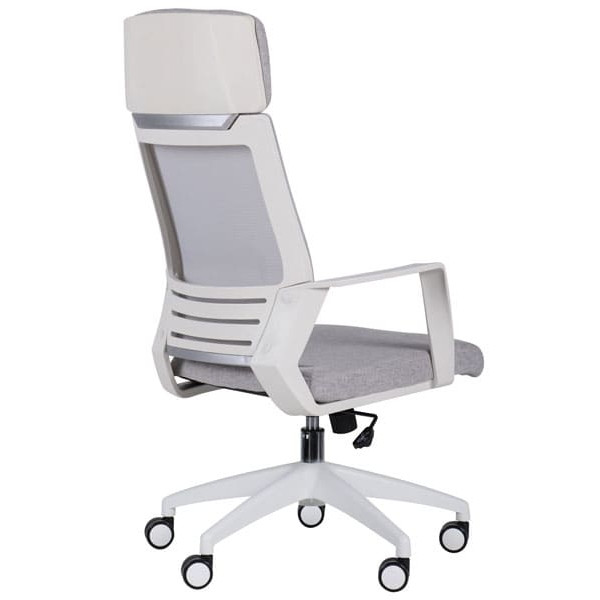 Кресло АМФ Twist White Светло-серый Кресло АМФ Twist White Светло-серый-3