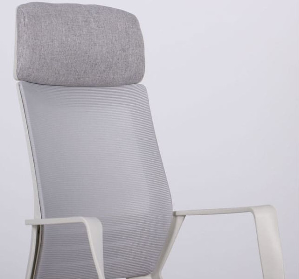 Кресло АМФ Twist White Светло-серый Кресло АМФ Twist White Светло-серый-6