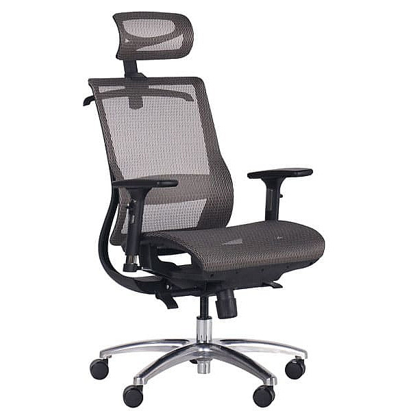 Кресло АМФ Coder Black Alum Grey-0