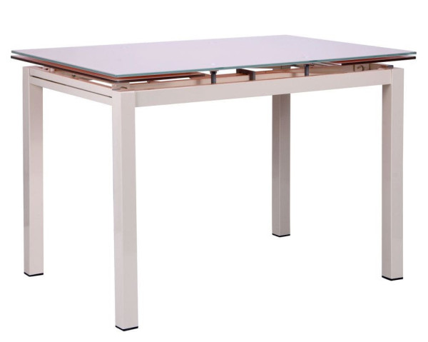 Розкладний обідній стіл AMF Афіни вершковий-0