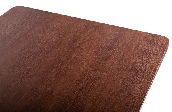 Розкладний обідній стіл AMF Rochester Чорний-шпон горіх-16