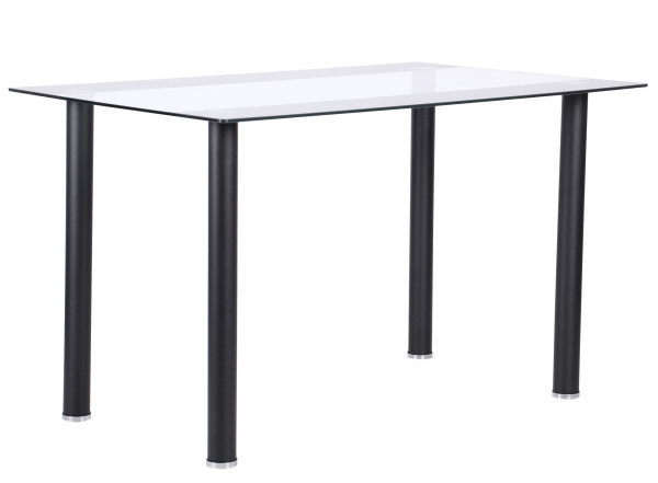 Обеденный стол АМФ Аттика Чёрный - Полоса Антрацит-1