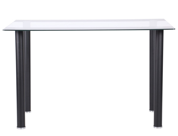 Обеденный стол АМФ Аттика Чёрный - Полоса Антрацит-2