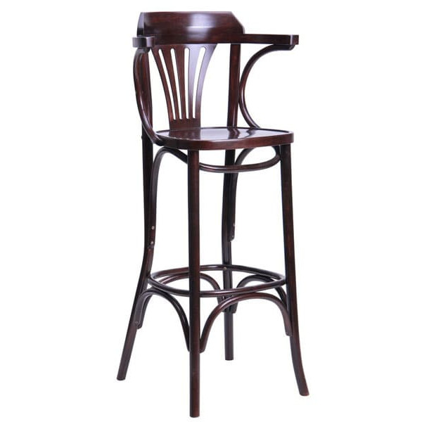 Барний стілець AMF Ірландський Арм Хокер Масив Бука (BST-5172, ПМК) Горіх-0