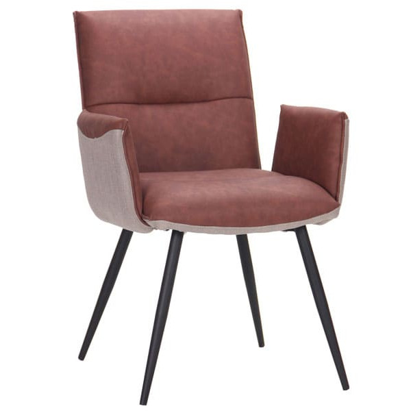 Крісло AMF Alphabet K Black Dark Amber-1