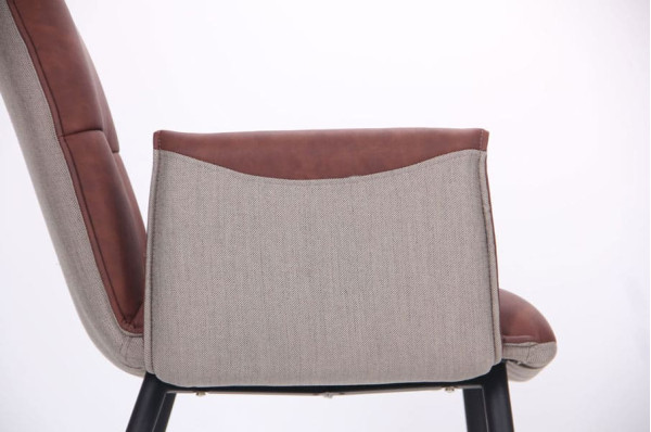 Крісло AMF Alphabet K Black Dark Amber-5