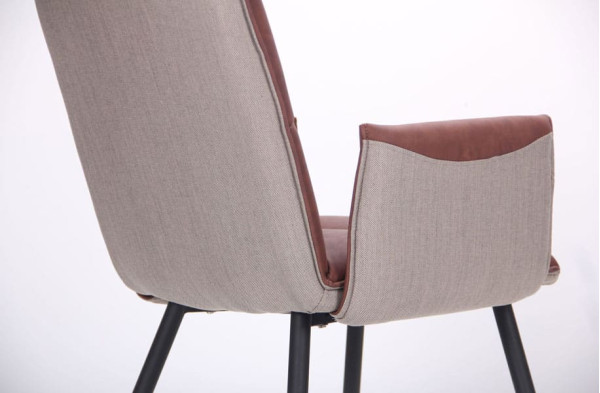 Крісло AMF Alphabet K Black Dark Amber-6