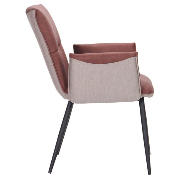 Крісло AMF Alphabet K Black Dark Amber-3