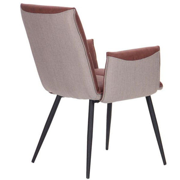 Крісло AMF Alphabet K Black Dark Amber-4