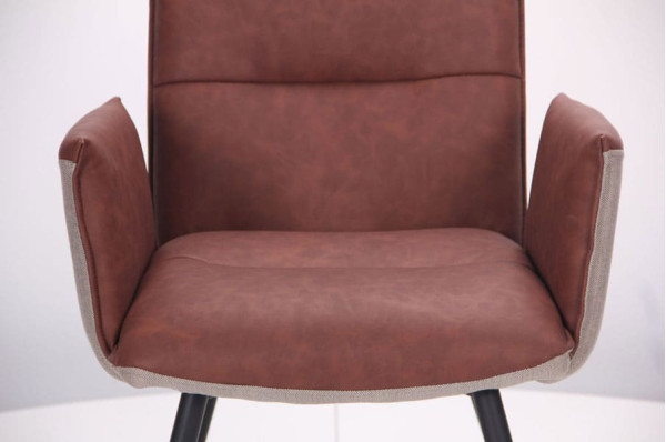 Крісло AMF Alphabet K Black Dark Amber-10