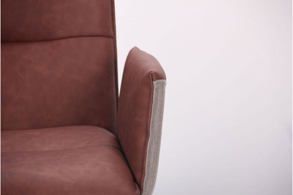 Крісло AMF Alphabet K Black Dark Amber-11