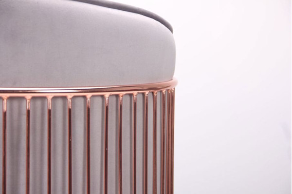 Крісло AMF Kagu Rose Gold Light Grey-9