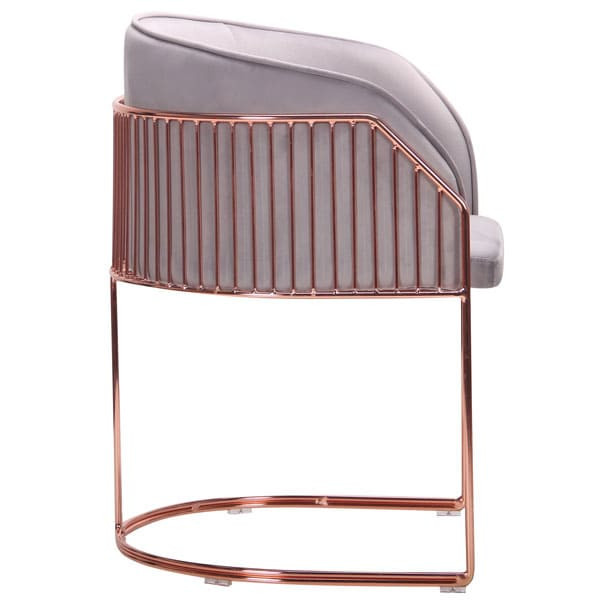 Крісло AMF Kagu Rose Gold Light Grey-1