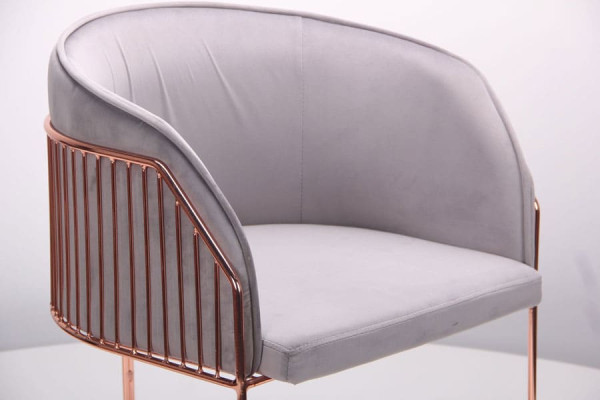 Крісло AMF Kagu Rose Gold Light Grey-5