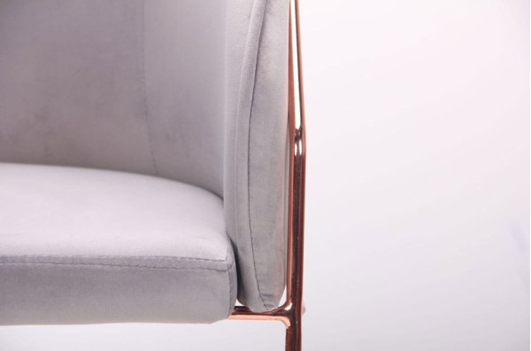 Крісло AMF Kagu Rose Gold Light Grey-6