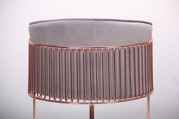 Крісло AMF Kagu Rose Gold Light Grey-8