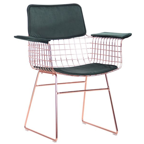 Крісло AMF Mino Rose Gold Emerald-1