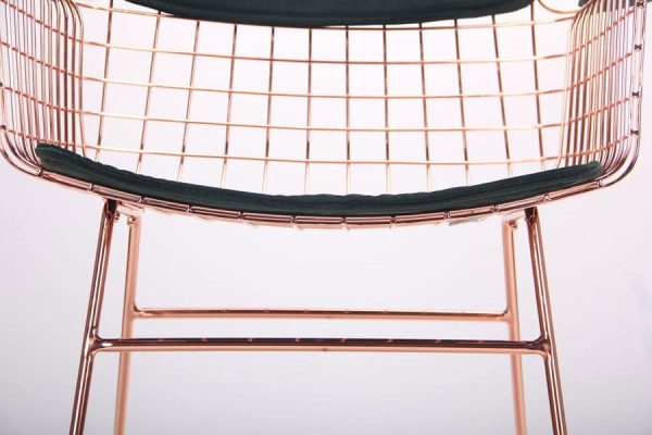 Крісло AMF Mino Rose Gold Emerald-10