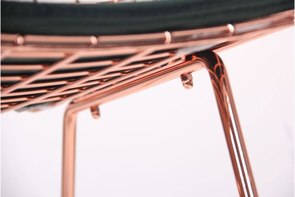 Крісло AMF Mino Rose Gold Emerald-11