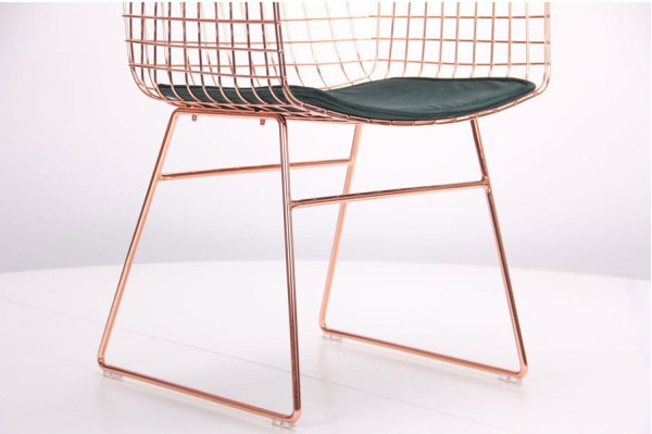 Крісло AMF Mino Rose Gold Emerald-12