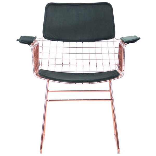 Крісло AMF Mino Rose Gold Emerald-2