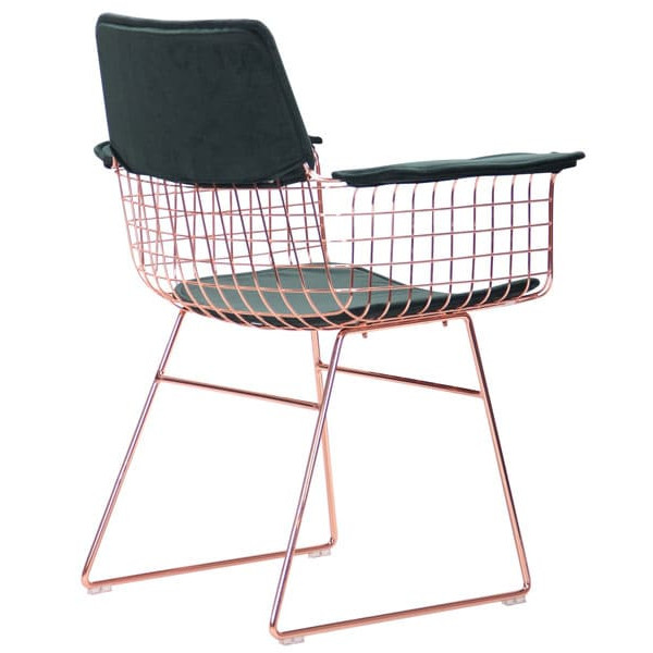 Крісло AMF Mino Rose Gold Emerald-4