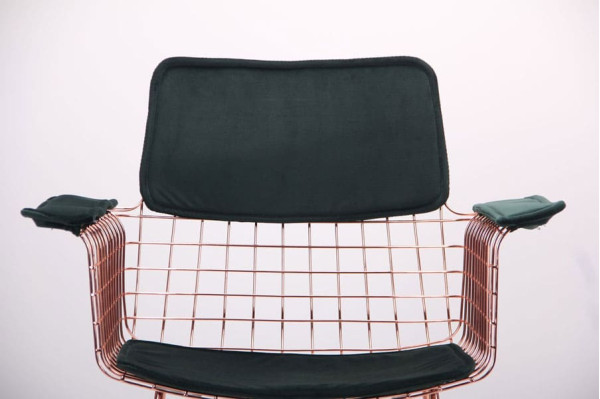 Крісло AMF Mino Rose Gold Emerald-5