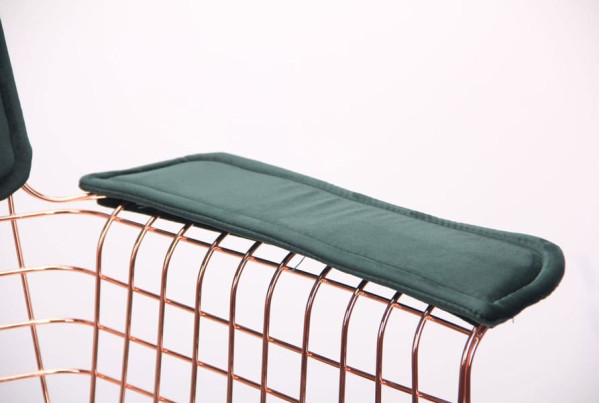 Крісло AMF Mino Rose Gold Emerald-8