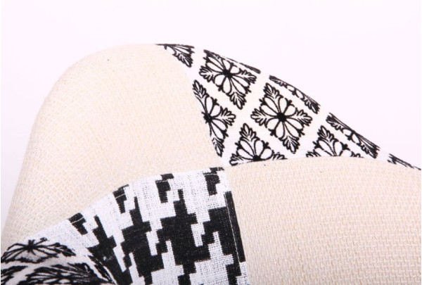 Крісло AMF Salex FB Wood Patchwork Чорно-білий-5