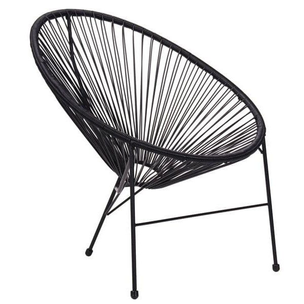 Стілець AMF Acapulco Ротанг Чорний-0