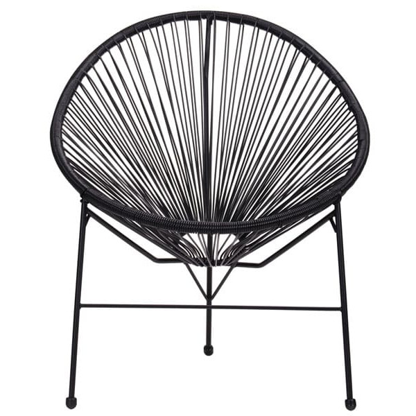 Стілець AMF Acapulco Ротанг Чорний-2