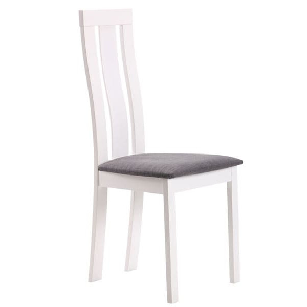 Стілець AMF Йорк Білий Графіт-0