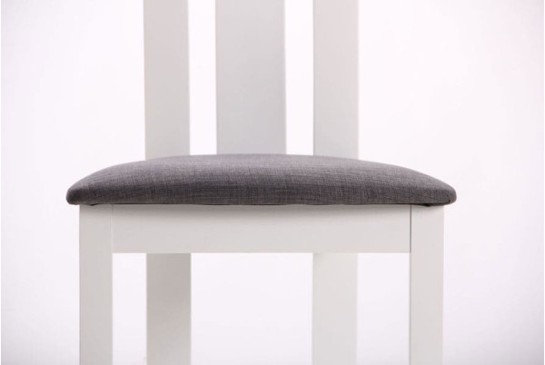 Стілець AMF Йорк Білий Графіт-9