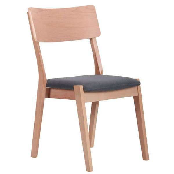 Стілець AMF Канталь Бук Білий Маренго-1